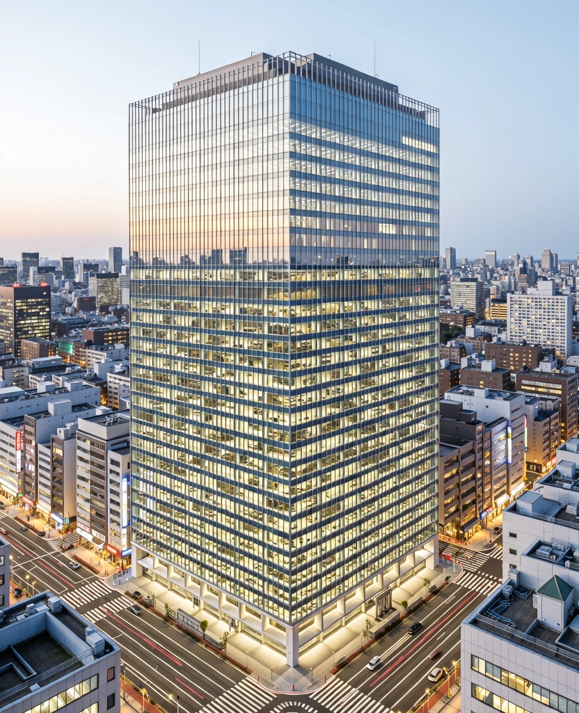 Osaka business district architecture