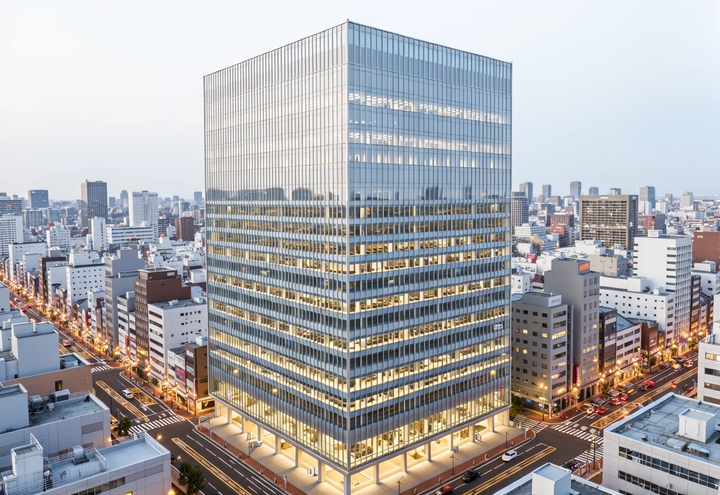 Osaka business district environment